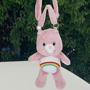 Purse Dolls Kill x Care Bears Crossbody Bag Purse Cheer Bear Pink